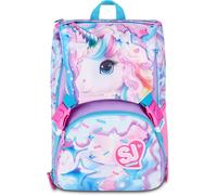 SJ GANG STYLE JAM GANG Mochila Escolar Extensible Big LED UNICORN GIRL,...