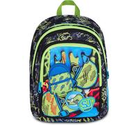 SJ GANG STYLE JAM GANG Mochila Escuela Avanzada SOFT POUCH BOY, Negro, 29L,...