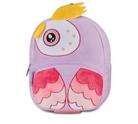 SJ GANG STYLE JAM GANG Mochila infantil para guardería, búho, lila, bolsillo frontal, mochila para niñas, guardería, lila, Taglia unica, moderna, Lila, Talla única, moderno