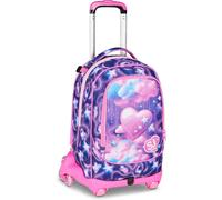 SJ GANG STYLE JAM GANG Trolley Escuela Jack 8 ruedas FLUFFY ROSA CHICA,...