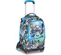 SJ GANG STYLE JAM GANG Trolley Escuela Jack 8 ruedas HIELO PANTHER BOY, Celeste