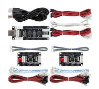 SJ@JX Arcade Game 4 Player USB Encoder Board Macro Command Zero Delay Gamepad Button Joystick Controller for Nintendo Switch PC PS3 Raspberry Pi