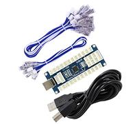 SJ@JX Tablero de Codificador USB para Juegos Arcade - Controlador de Gamepad con Comandos Macro y Cero Retardo para Nintendo Switch PC PS3 Raspberry Pi