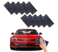 SJACXANM 10 Paños Nano Sparkle Cloth Paños Mágicos Quitarañazos para Coche Reparación de Arañazos Superficiales y Pulido de Pintura Compatible con Colores