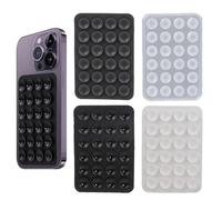 SJACXANM 4PCS Ventosa Movil Doble Cara Soportes De Silicona con Ventosa para Teléfono Autoadhesivos Soporte Movil Ventosas Silicona VentosaMovil para Todos Los Modelos De Teléfonos Móviles