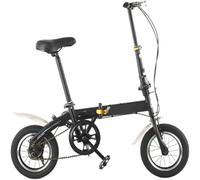 SJAPEX Bicicleta Plegable para Adultos, De Velocidad Variable, Ligera Y Portátil, para Estudiantes Y Personas Que Viajan Diariamente Al Trabajo, De 12, 14 Y 16 Pulgadas. B,14