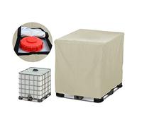 SJASD Cubierta para depósito Agua de IBC,Lona para Depósito, Cubierta Protectora para Tanque de Agua 300L/600L/800L/1000L,Cubierta Protectora para Depósito Agua IBC, Antirayos UV y Antipolvo