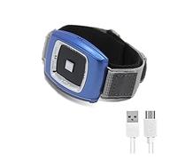 SJASD Dispositivo Antirronquidos,Pare el Ronquido Reloj de Pulsera para Anti-Ronquidos,Inteligente Dispositivos de solución de ronquidos de Ayuda, 3 Modos y 6 Marchas,USB Recargable,Azul