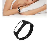 SJASD Dispositivos Antirronquidos, Pulsera para Conexión De Sueño Antirronquidos, Dispositivos De Solución De Ronquidos Inteligentes con Biosensor para Mujeres Y Hombres,Negro