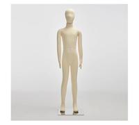 SJASD Maniquí de Cuerpo Entero,maniquí de Sastre Ajustable con Soporte Cuadrado para Coser Ropa,maniquí Infantil Que se Puede Sujetar con alfileres,12 Years Old