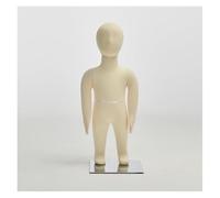 SJASD Maniquí de Cuerpo Entero,maniquí de Sastre Ajustable con Soporte Cuadrado para Coser Ropa,maniquí Infantil Que se Puede Sujetar con alfileres,2 Years Old