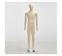 SJASD Maniquí de Cuerpo Entero,maniquí de Sastre Ajustable con Soporte Cuadrado para Coser Ropa,maniquí Infantil Que se Puede Sujetar con alfileres,4 Years Old