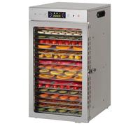 SJASD MáQuina Secadora por CongelacióN,Secadora De Carne Seca De Gran Capacidad De Acero Inoxidable,Deshidratador EléCtrico para ConservacióN De Alimentos,Conservador,18 Trays