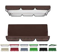 SJASD Recambio Toldo Balancin Jardin Exterior 3 Plazas y 2 Plazas,Durable Impermeable Capota para Columpio Jardin,Fundas para Toldo de Repuesto para Asiento de Columpio para Hamaca