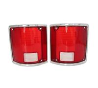 SJATPX 1 Par Parachoques Trasero Del Coche Luz Trasera Para Chevy Para C10 C20 C30 K10 1973-1991 Luces De Freno Luces Traseras GM2800122 GM2801122 Luz de freno de luz trasera
