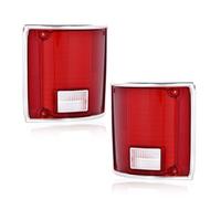 SJATPX 1par Para Chevy Para C10 C20 C30 K10 1973-1991 Parachoques Trasero Del Coche Luces De Freno Luces Traseras Sin Bombilla GM2800122 GM2801122 Luz de freno de luz trasera