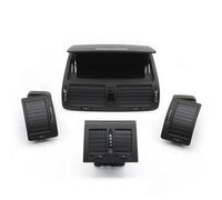 SJATPX Coche Central Izquierda Derecha Trasera Aire Acondicionado Ventilación Rejilla Para Skoda Para Octavia 2 A5 MK2 RS 2004-2014 11ZD820951 Coche Aire Acondicionado Salida Panel(Full Set 4PCS)