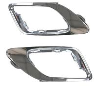 SJATPX Coche Delantero Derecho Izquierdo Faro Antiniebla Marco Protector Antiniebla Parrilla Para Renault Para Fluence 2013-2016 261A32113R Coche Luz Antiniebla Rejilla Cubierta(Chrome set)