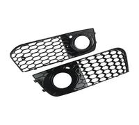 SJATPX Coche Luz Antiniebla Rejilla Cubierta Coche Parachoques Delantero Faros Antiniebla Rejillas Panal Abeja Malla Faro Antiniebla Marco Cubierta Para Audi A4 B8 2009-2012 8KD807681 8KD807682