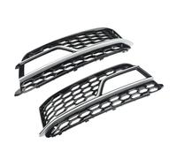 SJATPX Coche Luz Antiniebla Rejilla Cubierta Coche Parachoques Delantero Panal Abeja Faro Antiniebla Rejilla Faro Pantalla Faro Antiniebla Marco Cubierta Para Audi A5 S-Line S5 2013-2017