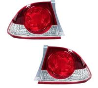 SJATPX Para Civic FD1 FD2 2006-2011 Para CIIMO C14 2012 2013 Lámpara trasera del coche de luz marcha atrás Luz de freno de luz trasera(1Pair Outside)