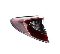 SJATPX Para T&oyota Para C-HR CHR 2018 2019 2020 Luces De Freno Coche Lámpara Señalización Alta Configuración Parachoques Luz Trasera Luz de freno de luz trasera(Outside Left)