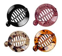 SJBAUTYO 4 Clips para Plátanos, Pinzas para el Pelo Francesas para Cabello Largo, Rizado o Liso