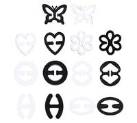 SJBAUTYO Juego de Pinzas para Sujetador de 12 Piezas, Antideslizante, Jersey de plástico, Accesorio para Sujetador, se USA para Sujetar el Tirante del Sujetador