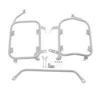 SJBEUA para Suzuki para V-Strom 800SE 800DE Portaequipajes Motocicleta Alforja Soporte Baúl Superior Caja Herramientas Soporte Alforjas Portaequipajes Motocicleta(Silver)