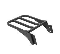 SJBEUA Respaldo Barra Respaldo Pasajero Trasero Portaequipajes para Sportster XL 04-17 para Dyna 06-17 para Softail 84-05 FL FLSTC LSTSC 06-17 Portaequipajes Motocicleta(Black)