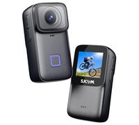 SJCAM C200 Pro Cámara de Acción Impermeable 4K,460 Min Batería,Doble Pantalla Táctil Cámara Acuática,6 Axis Estabilización,Negro(64G)