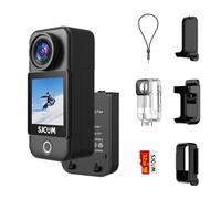 SJCAM C300 Pocket Action Camera 4K30fps, 1.33'' Pantalla Táctil Cámara Deportiva, 2.4G/5G Dual WiFi 20MP Cámara Casco, Cámara de Casco 6-Axis EIS Cámara Submarina 30 m/98 ft Resistente al Agua