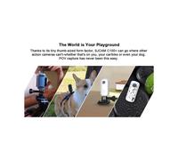 SJCAM Cámara de Acción C100 4K, Resistente Al Agua Hasta 30 M, WiFi 2.4G, Cámara Deportiva EIS para Bicicletas y Motocicletas A
