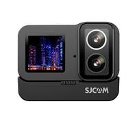 SJCAM Cámara Deportiva 4K 30FPS Doble Pantalla WiFi Cámara de Video，Cámara subacuática 30M con 170 Grados Gran Angular, Control Remoto EIS Mejorado, 2 Baterías, Varios Accesorios (SJ20)