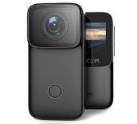 SJCAM Cámara Deportiva C200 4K, Mini Camara, Cámara Acuática Sumergible de 40M, Videocámara de Casco，Estabilización 6-aixs，Gran Angular de 154°con Control Remoto de 2.4Ghz/5Ghz