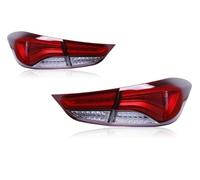 SJDKHJ Montaje de luces traseras Luces Traseras LED Para Hyundai Para Elantra 2012-2014 DRL Antiniebla Señal De Freno Inverso Conjunto Luz Trasera De Coche Pilotos Traseros(Rojo)