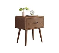 SJFJJKD Estado de Noche de Dormitorio Simple Locker de Madera de Madera Mesa de café Moderna Mesa Auxiliar Estante de Dormitorio (Nogal) Friendship Years