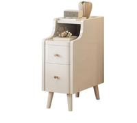 SJFJJKD Gabinete de Almacenamiento pequeño de Madera sólida Decoración Moderna para el hogar White 20x40x50cm Mini Dormitorio Ultra Estrecho. Friendship Years
