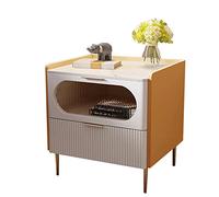 SJFJJKD Instalación de Madera Free Bedside Bedside Gabinet Locker Nightsand Table (Color: 03, Tamaño: 17.7 pulgadas/45 cm) Friendship Years