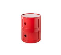 SJFJJKD Locker de plástico Redondo Moderno Gabinete de Almacenamiento Estrecho Creativo para Dormitorio con diseño Simple en Color Rojo Friendship Years