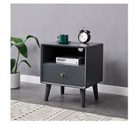 SJFJJKD Madera de un Solo cajón Moderno Minimalista de apartamento pequeño Dormitorio Mini casillero de Almacenamiento Cabina de cabecera de cabecera (Color: b) Friendship Years