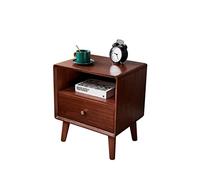 SJFJJKD Madera de un Solo cajón Moderno Minimalista pequeño apartamento Mini casillero de Almacenamiento en casa gabinete de Noche de cabecera (Color: a) Friendship Years