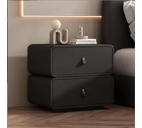 SJFJJKD Medio de Noche Moderna mesita de Noche con Almacenamiento para Sala de Estar Dormitorio Noir Estilo Minimalista Espacios pequeños 17.7 * 15.7 * 18.9in Friendship Years