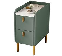 SJFJJKD Mesa de Noche Estrecha y Minimalista Moderna con una Ligera Mesa de café de Roca pequeña de Lujo Verde 25 * 45 * 50 cm Friendship Years
