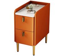 SJFJJKD Mesa Lateral de Dormitorio Minimalista Moderna Luz de la Mesa de café de Roca pequeña de Lujo para Naranja Junto a la Noche de 30 * 45 * 50 cm Friendship Years
