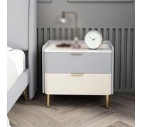 SJFJJKD Gabinete de Almacenamiento en la Noche con cajones Dobles y Patas cónicas Muebles de Dormitorio de Espacio pequeño Sala de Estar Tamaño de Noche: 30x40x48cm (estilo19) Friendship Years