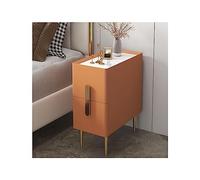 SJFJJKD Minimalista Moderno con Top de mármol Falso y 2 cajones pequeños Espacios de Madera para Dormitorio Friendship Years