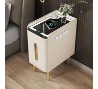 SJFJJKD Moda de Noche Moderna con cajones y Almacenamiento para Muebles de Dormitorio/Sala de Estar en Blanco 35 cm/13.7in Friendship Years