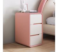 SJFJJKD Moderno Minimalista de 3 cajones de 3 cajones Nightsntand Small Bunding Storage Gabinete Rosa 25x40x5 Friendship Years
