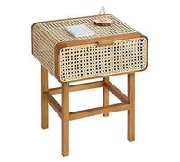 SJFJJKD Rattan con cajones de Almacenamiento Moda de Noche de Madera Moderna para Muebles de Dormitorio en apartamento Friendship Years